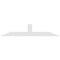 Ekena Millwork Portland Architectural Grade PVC Gable Bracket, 84"W x 17 1/2"H x 2"D x 6"F, 5/12 Pitch GBP084X18X0206POR00 - alternate 5